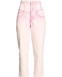 Isabel Marant - Lightwash Denim Tapered Trousers - Lyst