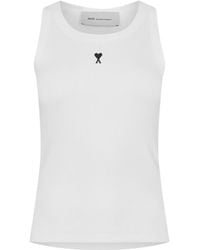 Ami Paris - Logo Crew Neck Vest - Lyst
