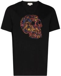 McQ - Skull Printed T-Shirt - Lyst