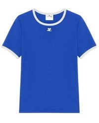 Courreges - Courrèges Heritage Crewneck T-Shirt - Lyst