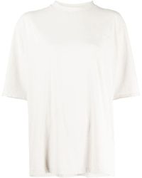 we11done - Logo-Embroidered Cotton T-Shirt - Lyst