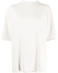 we11done - Logo-Embroidered Cotton T-Shirt - Lyst