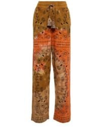 Alanui - Tie-Dye Cotton Piqué Pants - Lyst