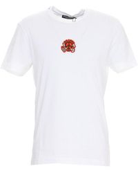 Dolce & Gabbana - Logo-Patch Short-Sleeved T-Shirt - Lyst