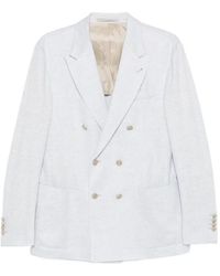 Eleventy - Double-Breasted Suit Jacket - Lyst