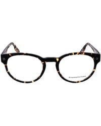 ZEGNA - Oval Frame Glasses - Lyst