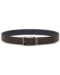 Ferragamo - Ferragamo Reversible Gancini Belt - Lyst