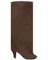 MM6 by Maison Margiela - Anatomic Suede Boots - Lyst