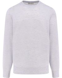 Brunello Cucinelli - Long-Sleeved Crewneck Jumper - Lyst