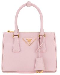 Prada - Mini Galleria Leather Bag - Lyst