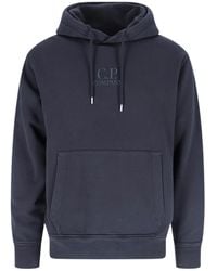 C.P. Company - Logo Hoodie - Lyst