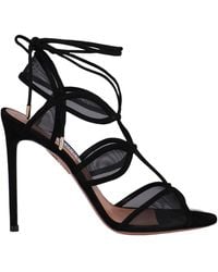 Aquazzura - Strappy High-Heeled Sandals - Lyst