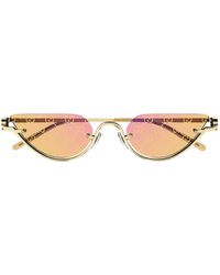 Gucci - Eyewear Rimless Cat-Eye Sunglasses - Lyst