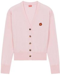 KENZO - 'Boke Flower' Wool Cardigan - Lyst