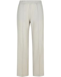 Fabiana Filippi - Elasticated Waistband Straight Leg Trousers - Lyst