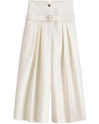 Dior - Belted Cropped Pants - Lyst