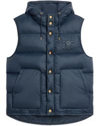 Celine - Oversized Sleeveless Down Jacket - Lyst