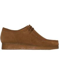 Clarks - Moccasin Lace-Up Boots - Lyst