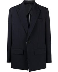 Valentino - Single-Breasted Long-Sleeved Blazer - Lyst