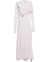 Jil Sander - Draped Crêpe Gown - Lyst