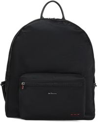 Kiton - Logo Lettering Zipped Backpack - Lyst