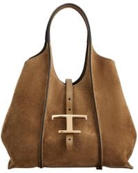 Tod's - Double-Handle Shoulder Bag - Lyst