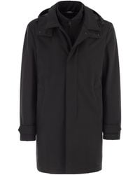 Fay - Travel Stretch Jersey Coat - Lyst