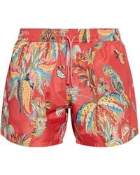 Etro - Paisley Printed Swim Shorts - Lyst