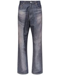 MM6 by Maison Margiela - High-Waist Straight Jeans - Lyst