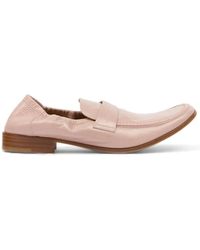 MM6 by Maison Margiela - Penny Strap Leather Ballet Flats - Lyst