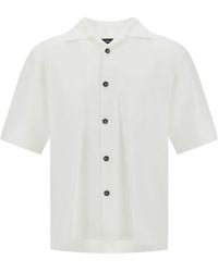 Herno - Chest-Pocket Short-Sleeved Button-Up Shirt - Lyst