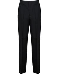 Moschino - Logo-Trim Trousers - Lyst
