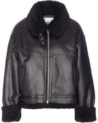 DUNST - Faux Fur Trimmed Jacket - Lyst