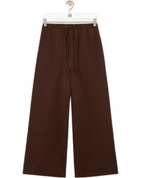 Loewe - Cropped Drawstring Pants - Lyst