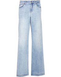 Liu Jo - Logo-Patch Jeans - Lyst