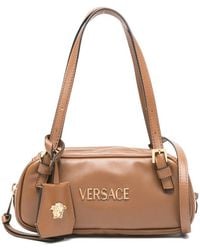 Versace - Tag Bowling Zipped Mini Bag - Lyst