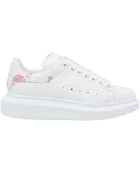 McQueen - Skull-Print Platform Sneakers - Lyst