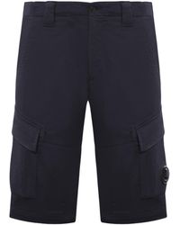 C.P. Company - Lens Detailed Cargo Shorts - Lyst