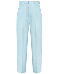 Marni - Wide-Leg Pleated-Detailed Tailored Trousers - Lyst