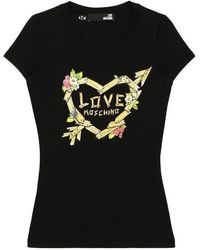 Moschino - Love Printed T-Shirt - Lyst