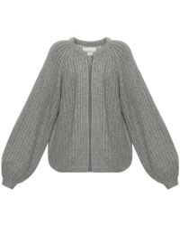 Lisa Yang - Thena Textured Knit Cardigan - Lyst