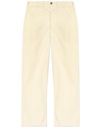 Maison Margiela - High Waist Straight-Leg Trousers - Lyst