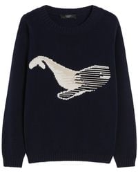 Weekend by Maxmara - Nespola Crewneck Knitted Jumper - Lyst