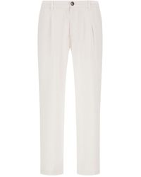 Herno - Button Straight Trousers - Lyst