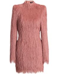 Balmain - Fringe Mini Dress - Lyst