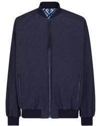 Fendi - Nylon Bomber Jacket - Lyst