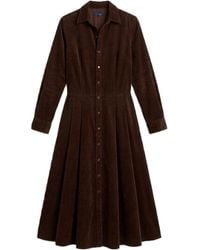 Polo Ralph Lauren - Tyler Corduroy Flared Shirt Dress - Lyst