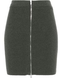 Nanushka - Bouclé Zip-Up Miniskirt - Lyst
