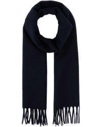 Prada - Fringe-Detailed Knitted Scarf - Lyst