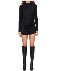 Entire studios - Dalters Draped Long-Sleeve Mini Dress - Lyst